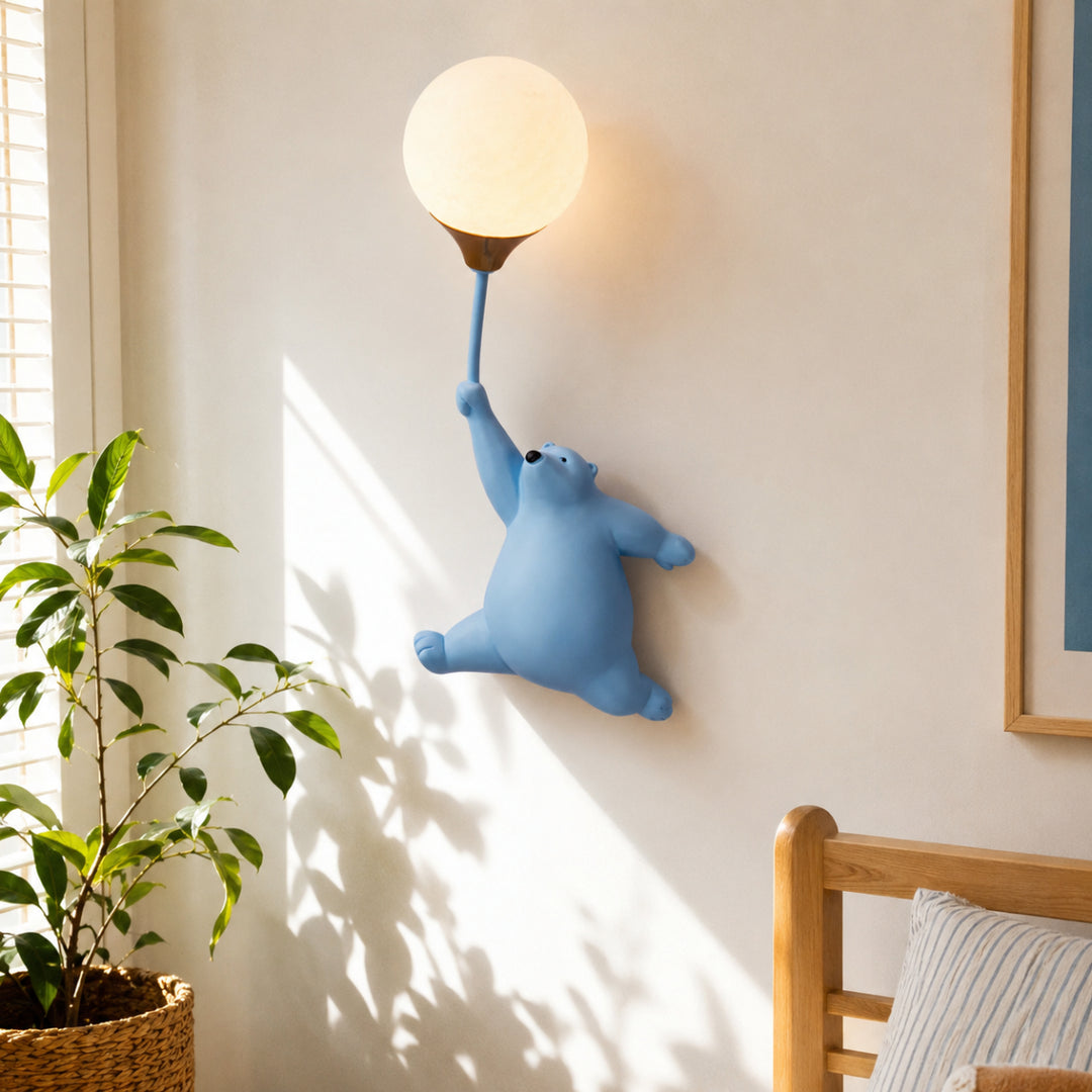 LunarBear Floating Balloon Wall Lamp 4
