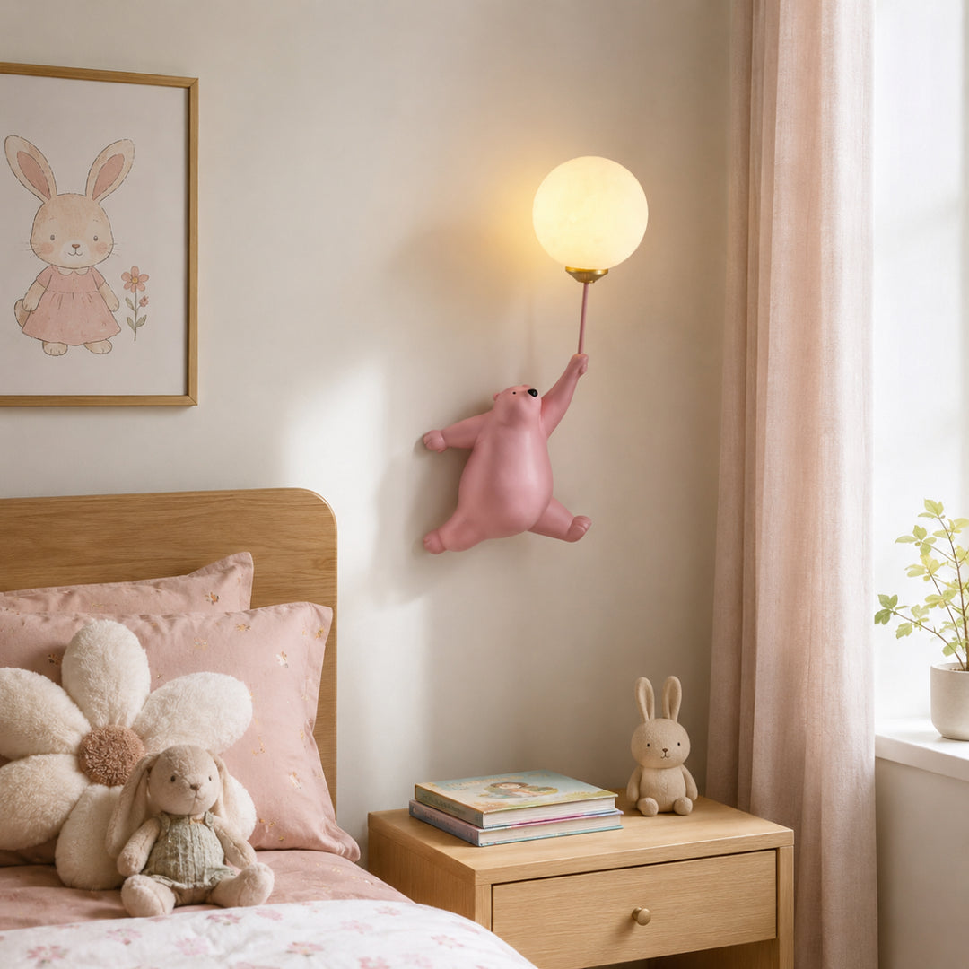 LunarBear Floating Balloon Wall Lamp 7