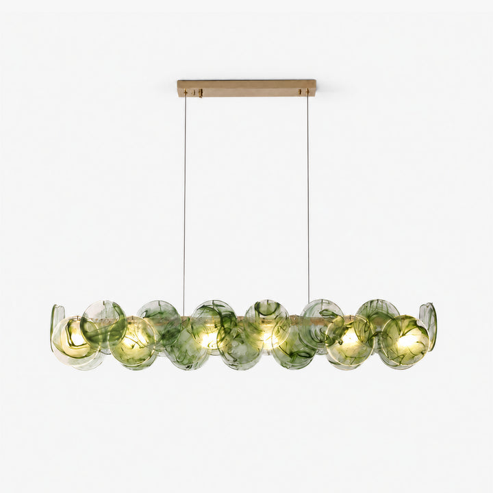 Lunavelle Long Murano Glass Chandelier 1