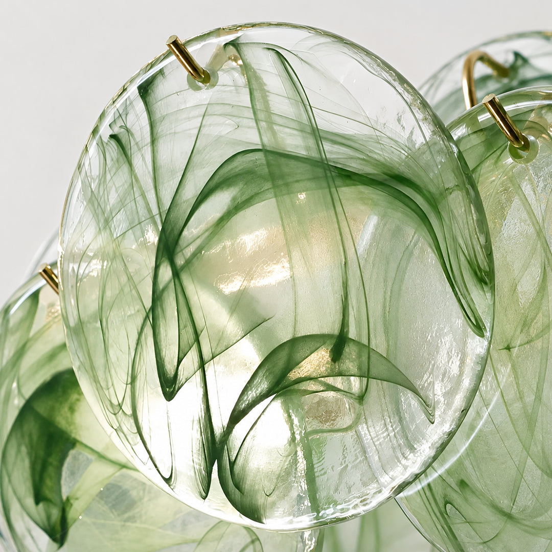 Lunavelle Long Murano Glass Chandelier 16