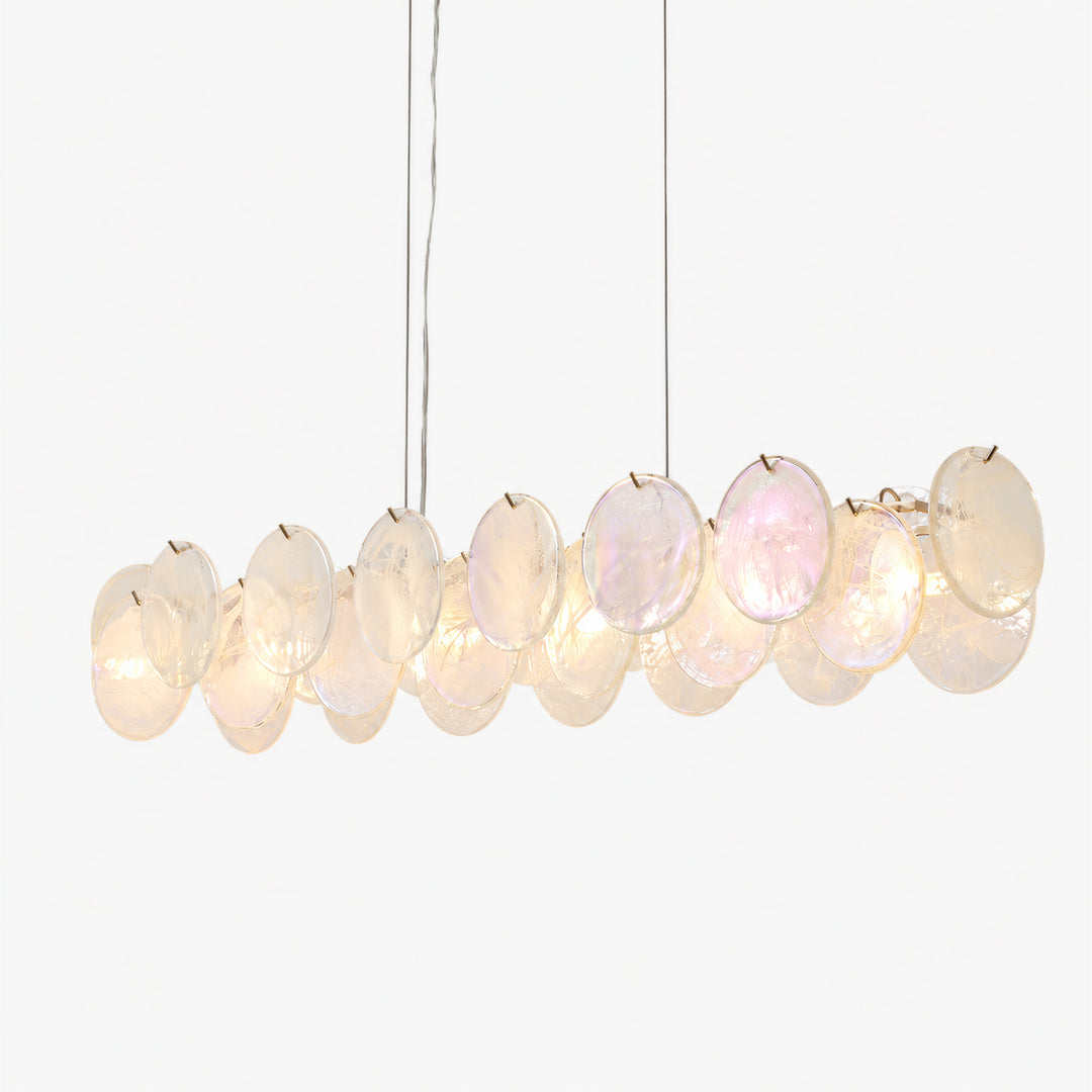 Lunavelle Long Murano Glass Chandelier 2