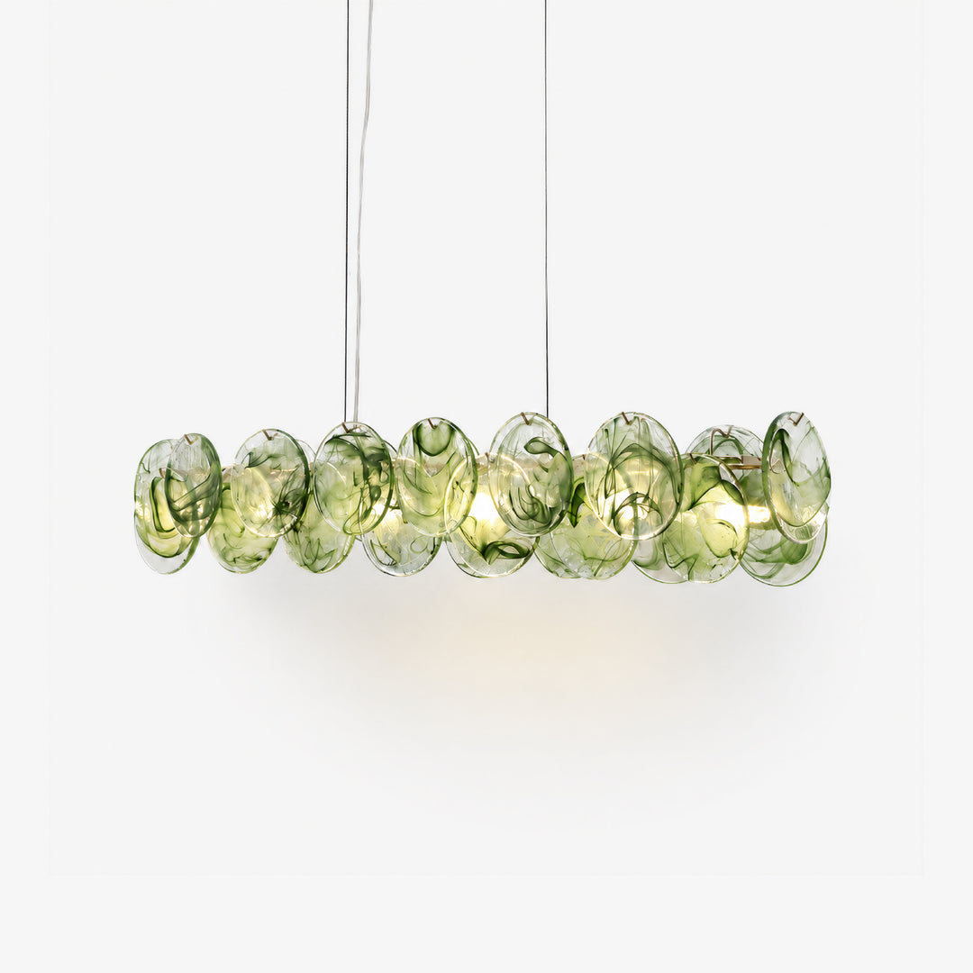 Lunavelle Long Murano Glass Chandelier 4