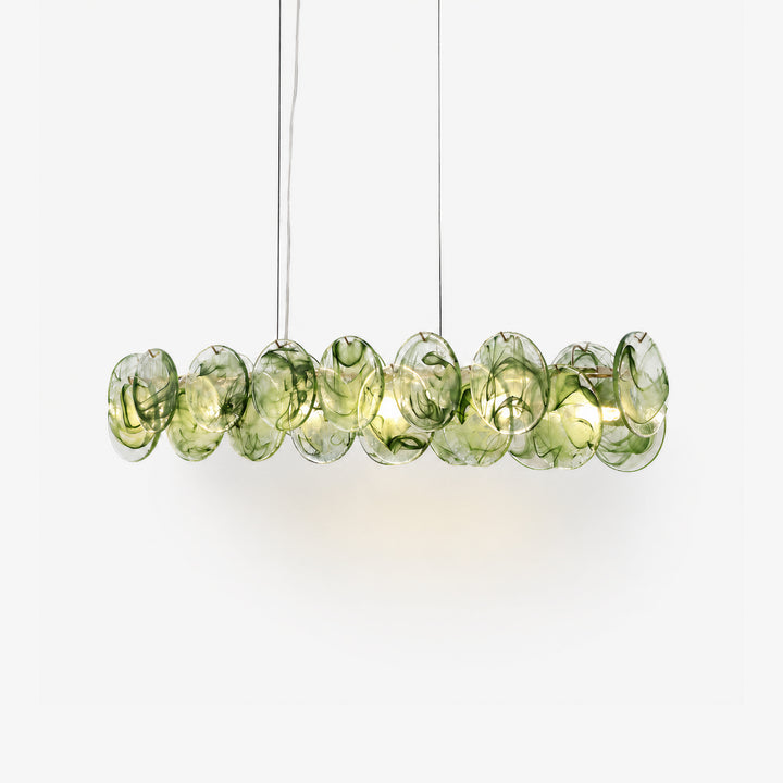 Lunavelle Long Murano Glass Chandelier 4
