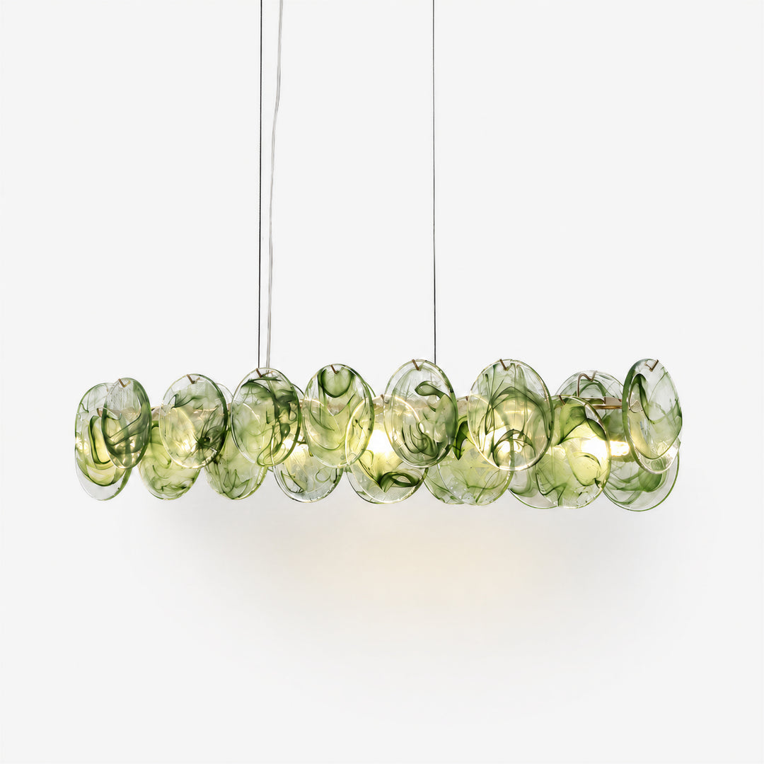 Lunavelle Long Murano Glass Chandelier 6