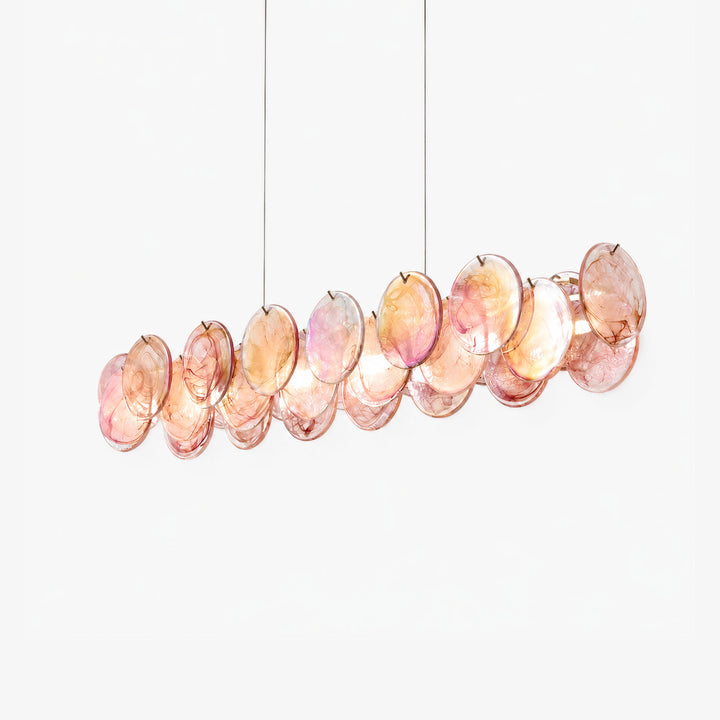 Lunavelle Long Murano Glass Chandelier 7