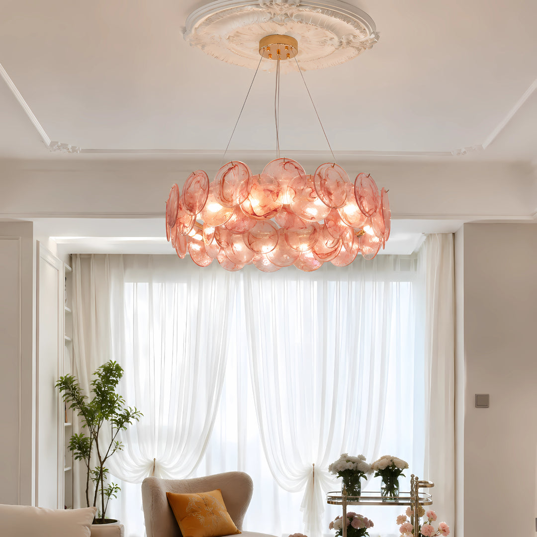 Lunavelle Murano Glass Chandelier 24