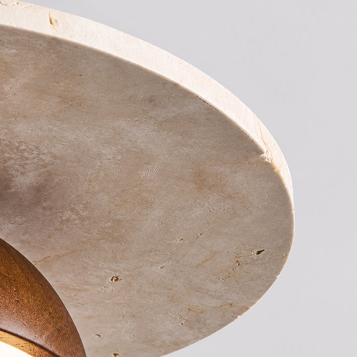 Lunvar Travertine Globe Pendant Light 9