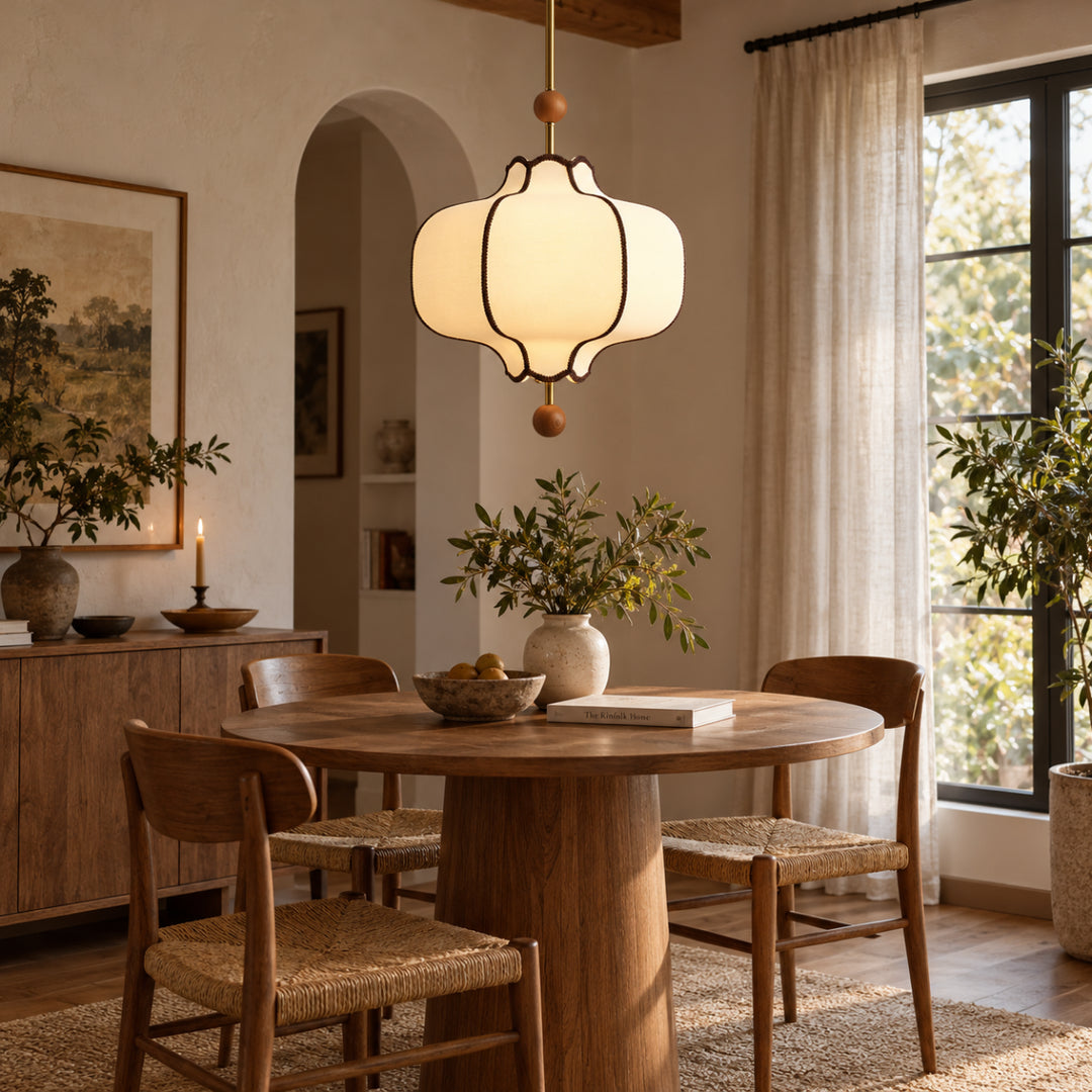 Luravyn Fabric Lantern Pendant Light 2
