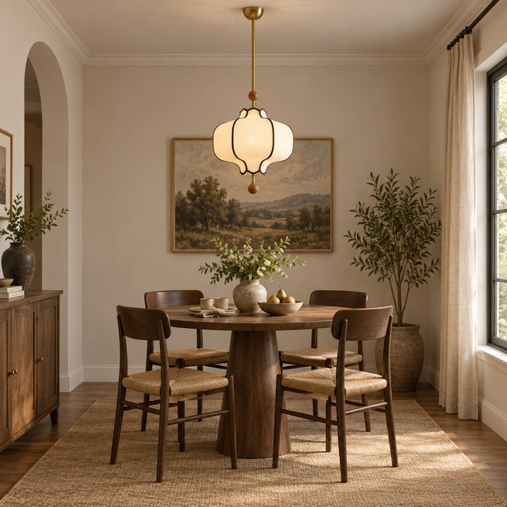 Luravyn Fabric Lantern Pendant Light 8