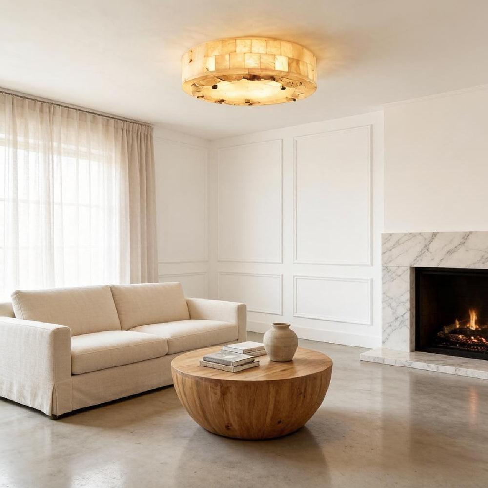 Luriel Alabaster Ceiling Light 2