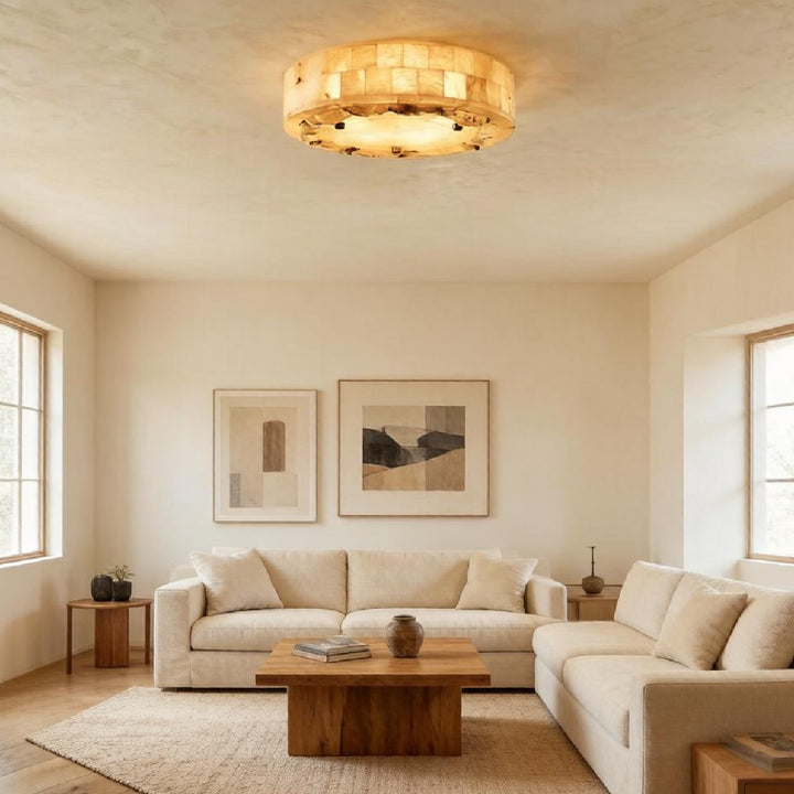 Luriel Alabaster Ceiling Light 4