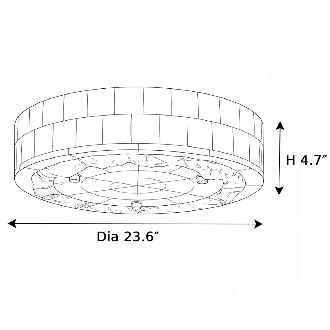 Luriel Alabaster Ceiling Light 8
