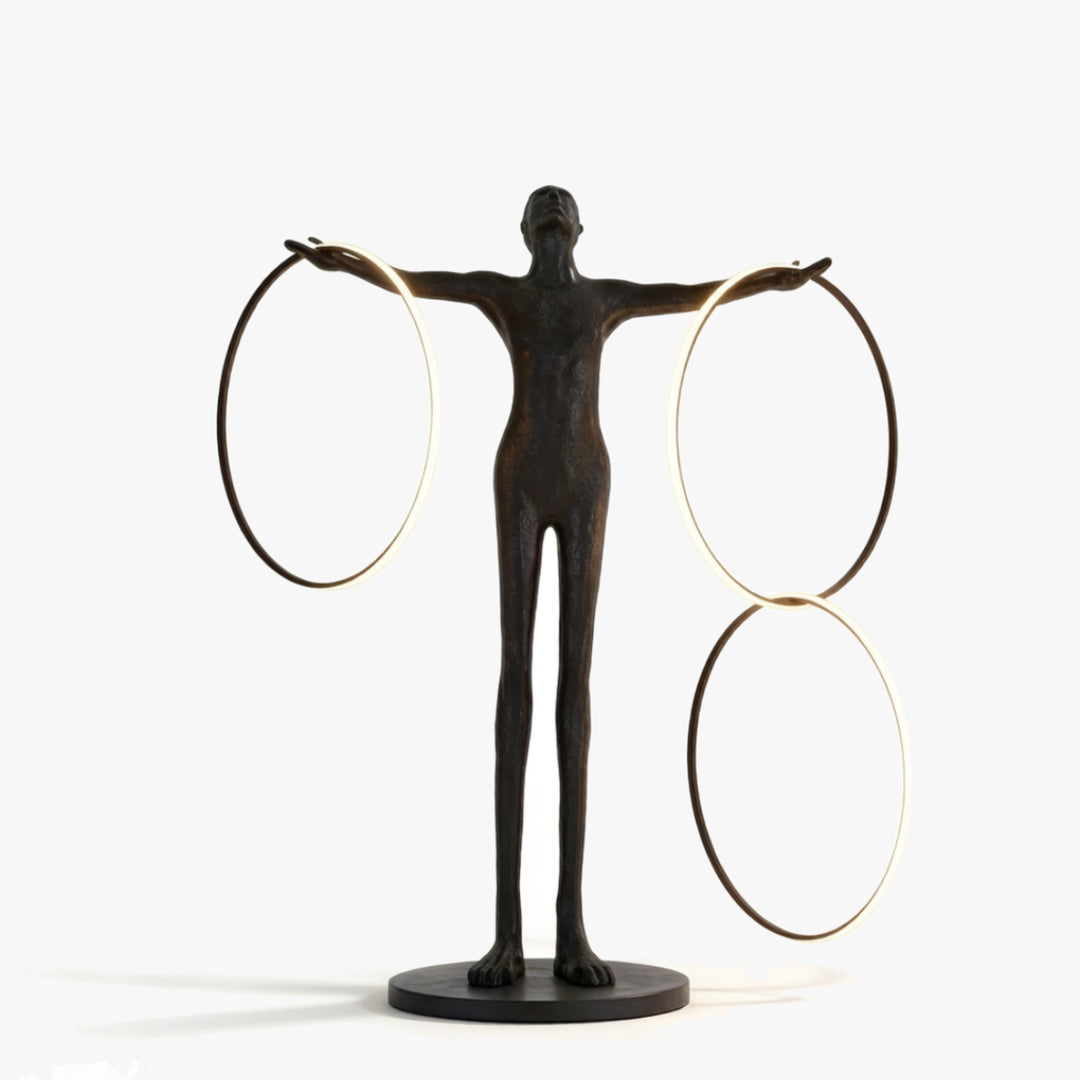Luxe Sculpture Floor Lamp 1