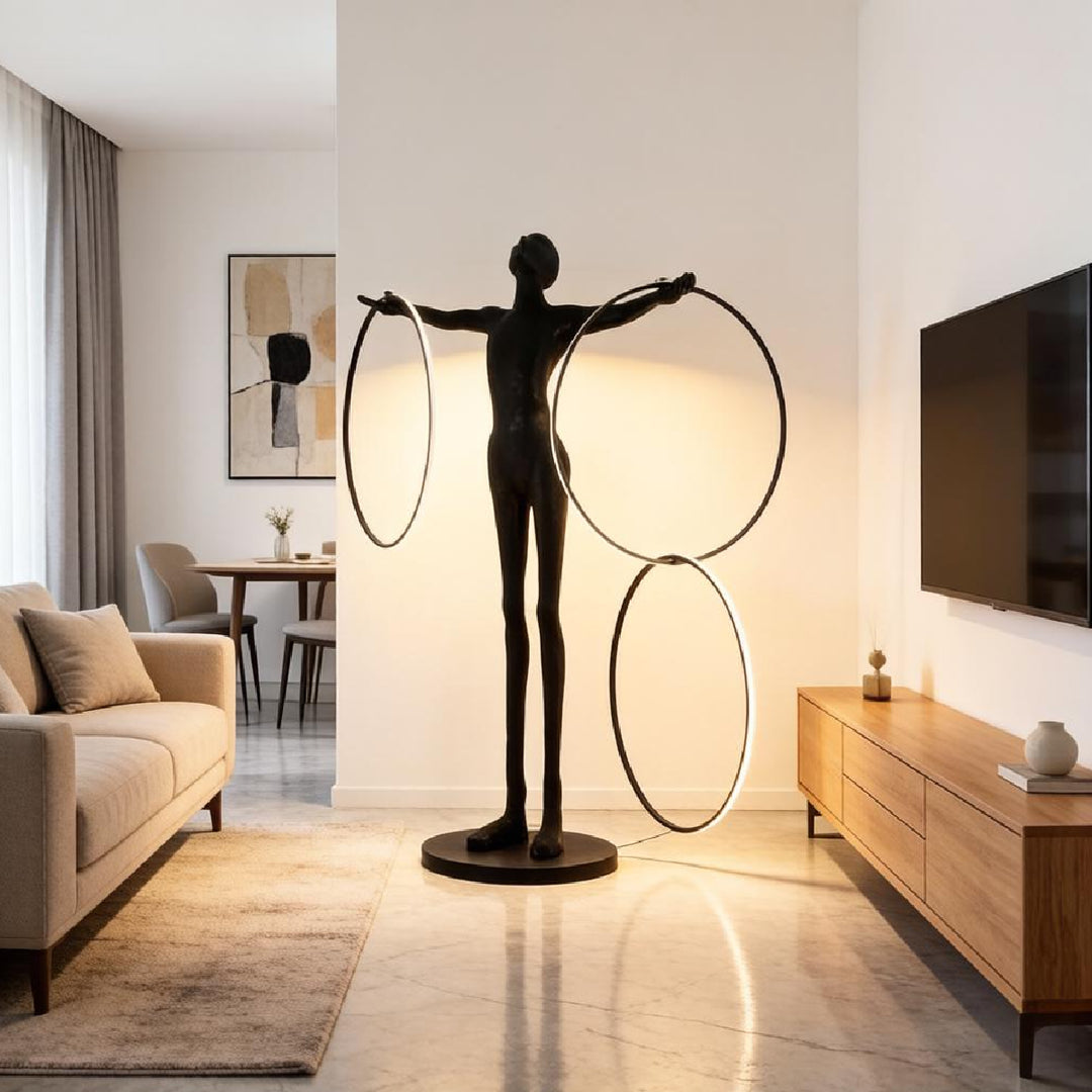 Luxe Sculpture Floor Lamp 11