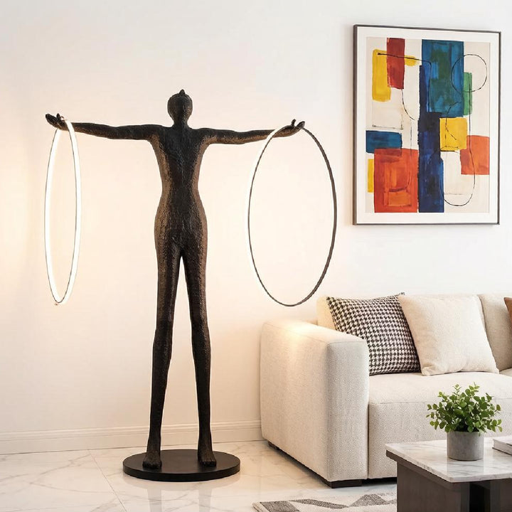 Luxe Sculpture Floor Lamp 12