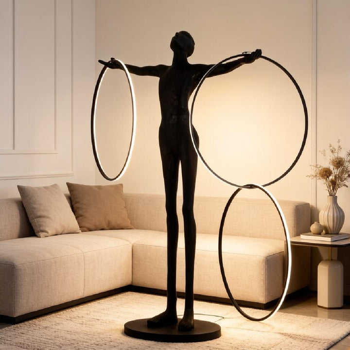 Luxe Sculpture Floor Lamp 5