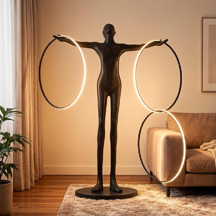 Luxe Sculpture Floor Lamp 6