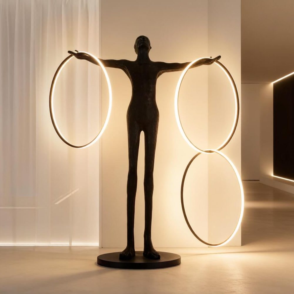 Luxe Sculpture Floor Lamp 7