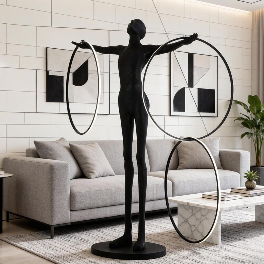 Luxe Sculpture Floor Lamp 9