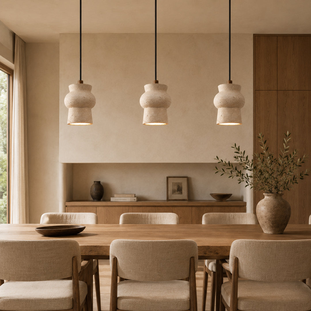 Marevra Travertine Pendant Light 2