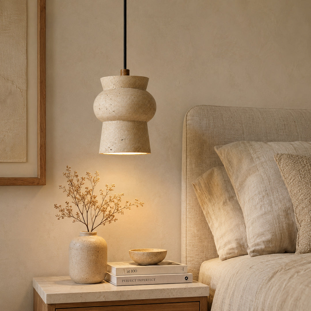 Marevra Travertine Pendant Light 3