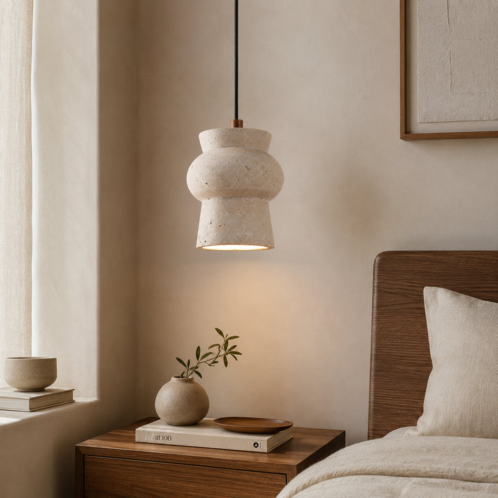 Marevra Travertine Pendant Light 7
