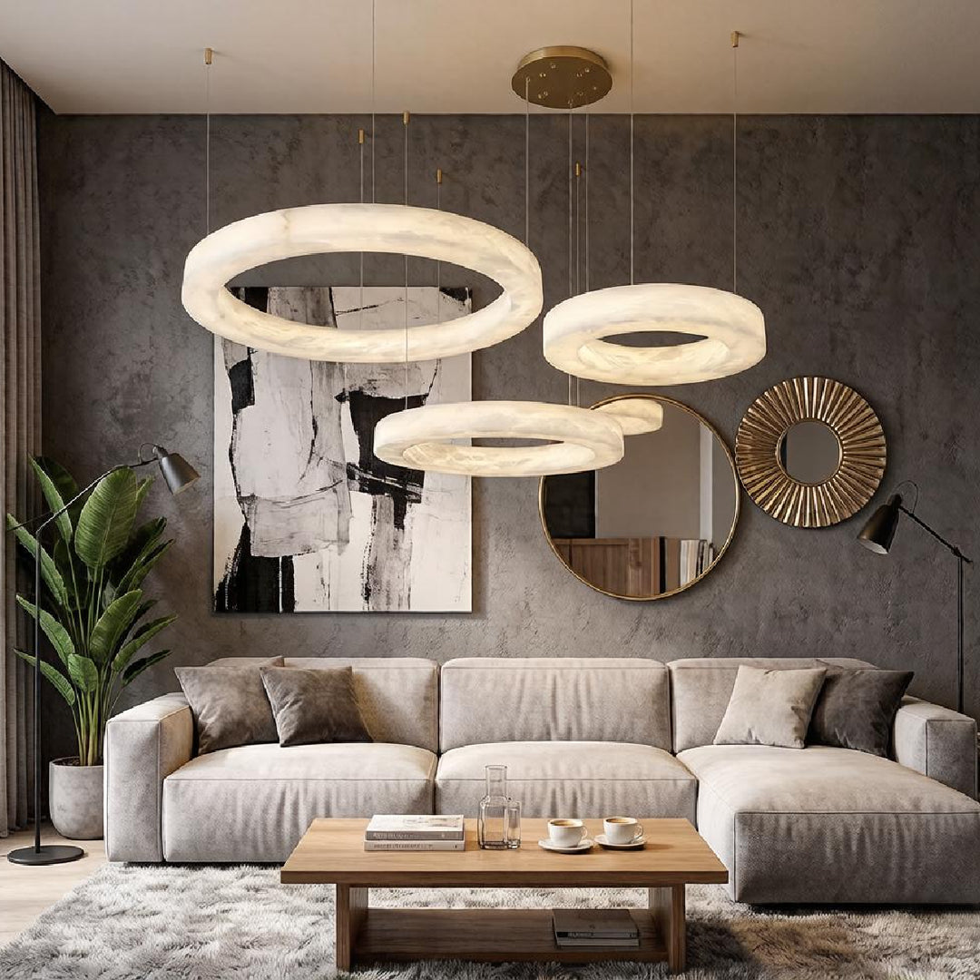 Marika Alabaster Chandelier 11