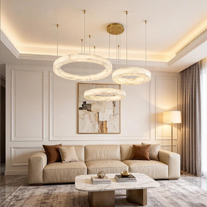 Marika Alabaster Chandelier 12