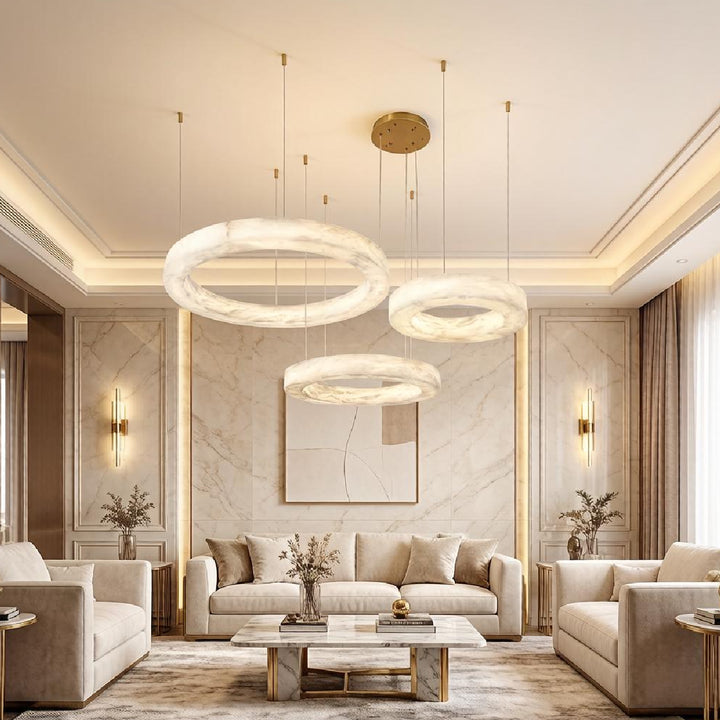 Marika Alabaster Chandelier 7