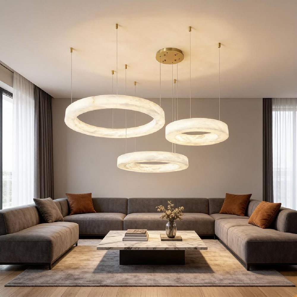 Marika Alabaster Chandelier 9