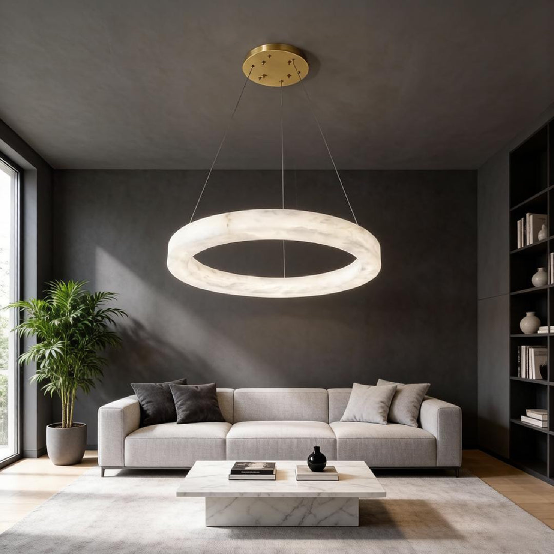 Marika Alabaster Pendant Light 3