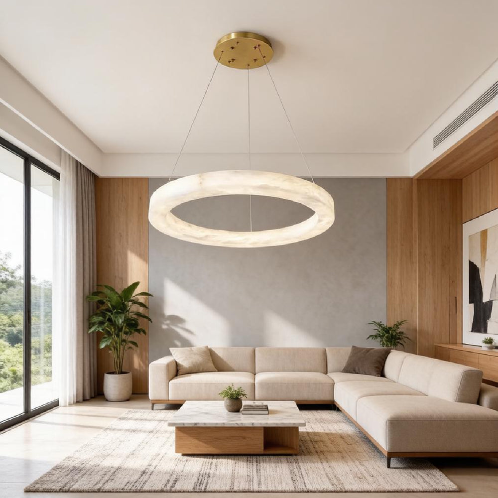 Marika Alabaster Pendant Light 4