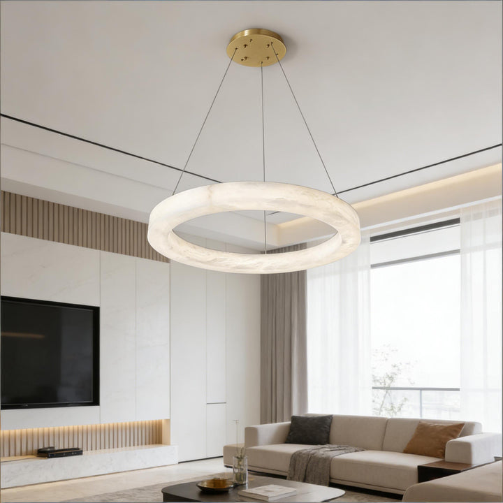 Marika Alabaster Pendant Light 5