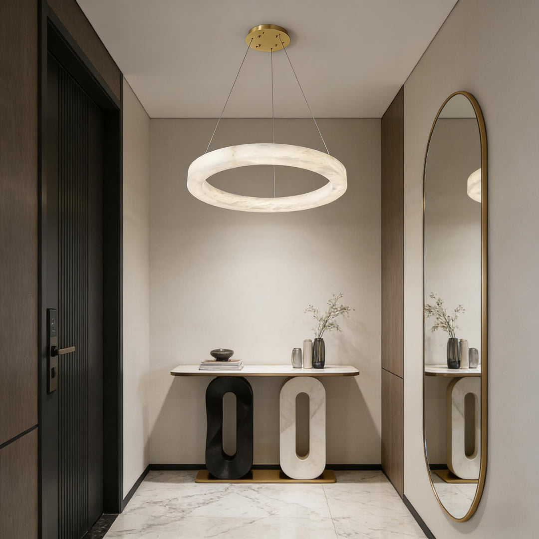 Marika Alabaster Pendant Light 7