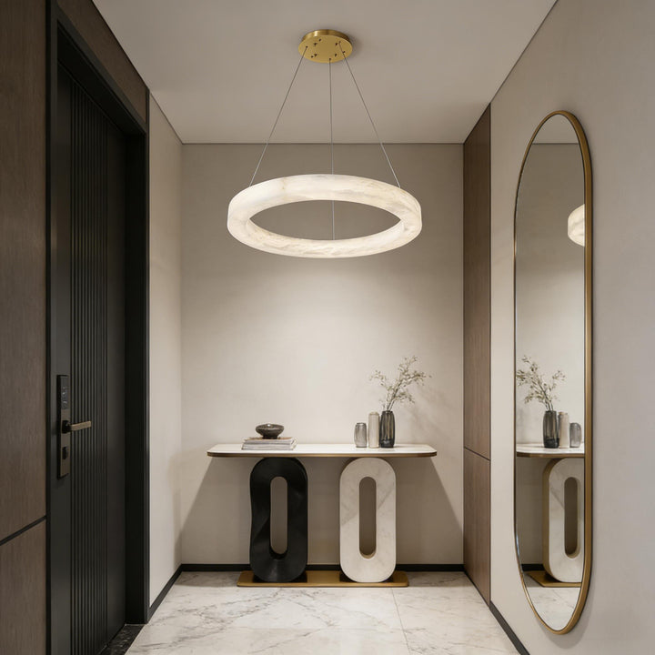 Marika Alabaster Pendant Light 7