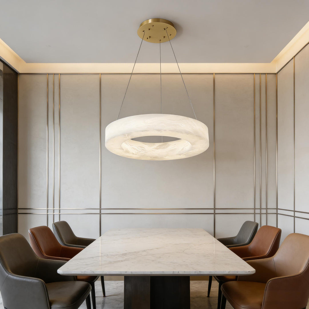 Marika Alabaster Pendant Light 9