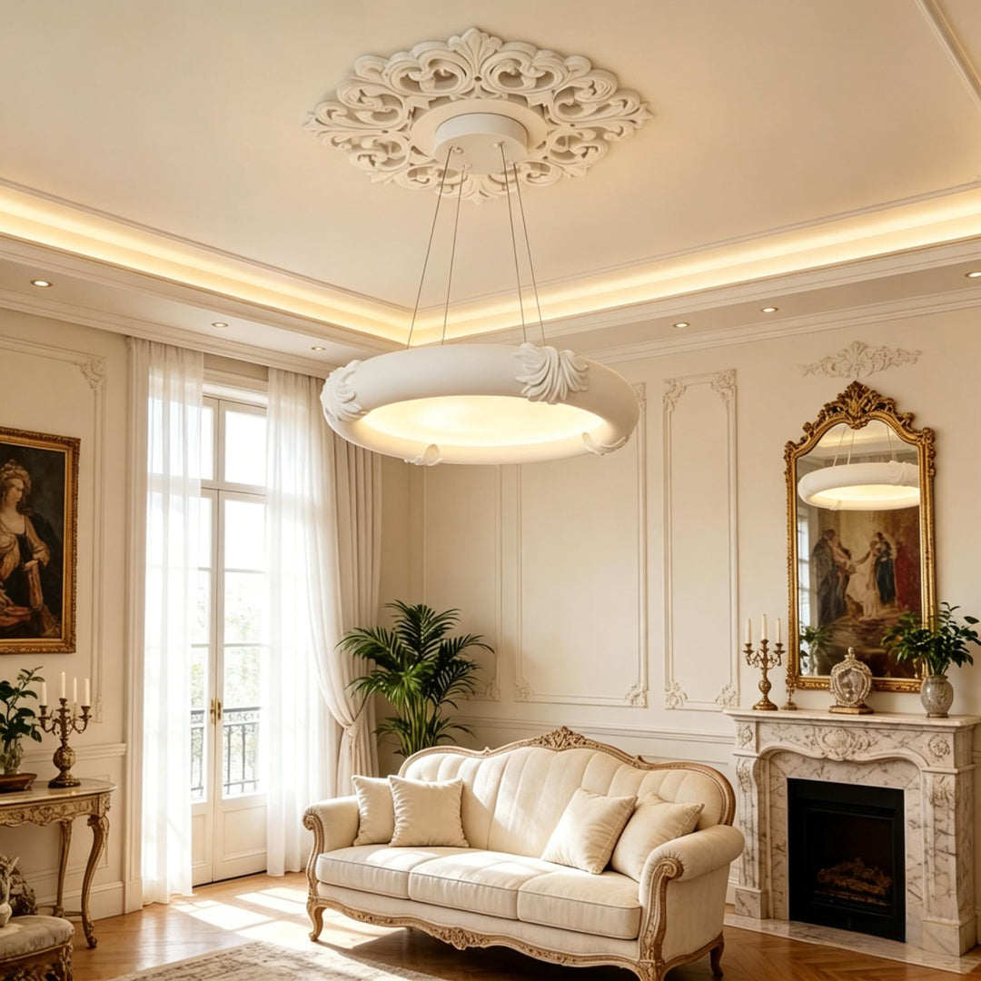 Marika Plaster Chandelier 12