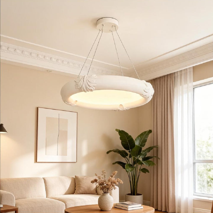 Marika Plaster Chandelier 3