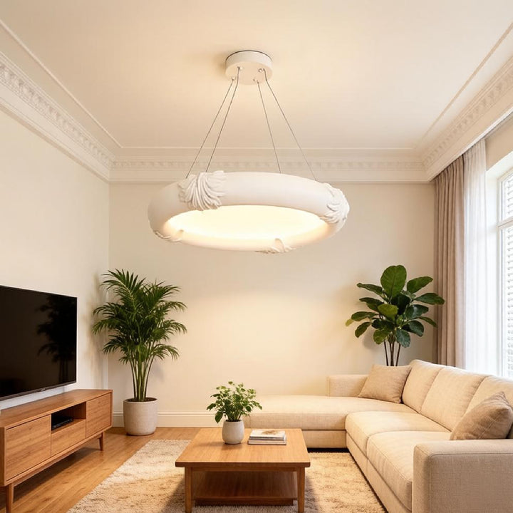 Marika Plaster Chandelier 4