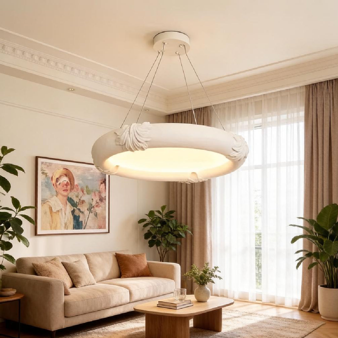 Marika Plaster Chandelier 5