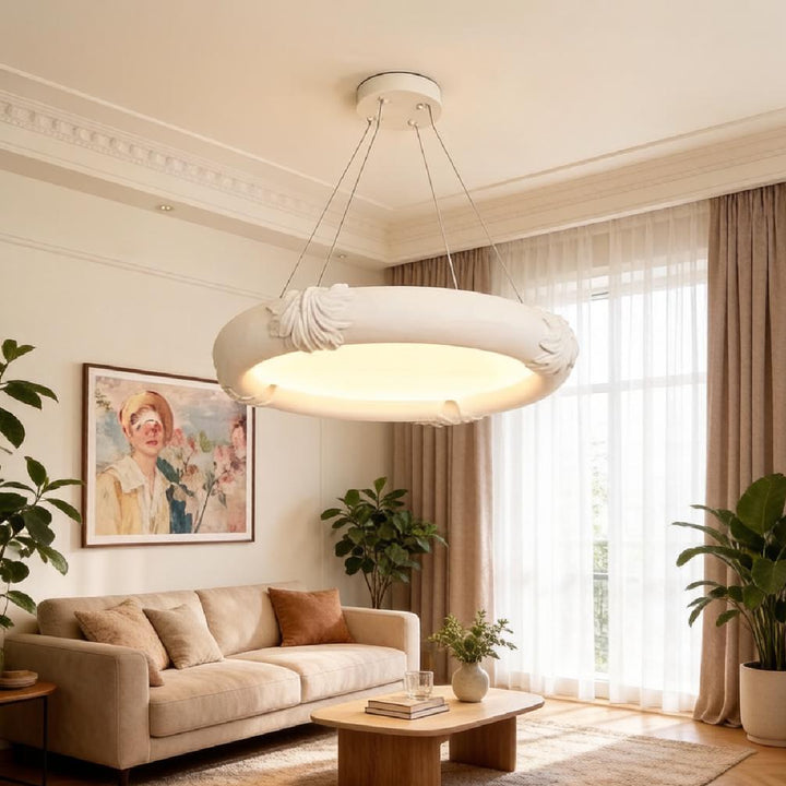 Marika Plaster Chandelier 5