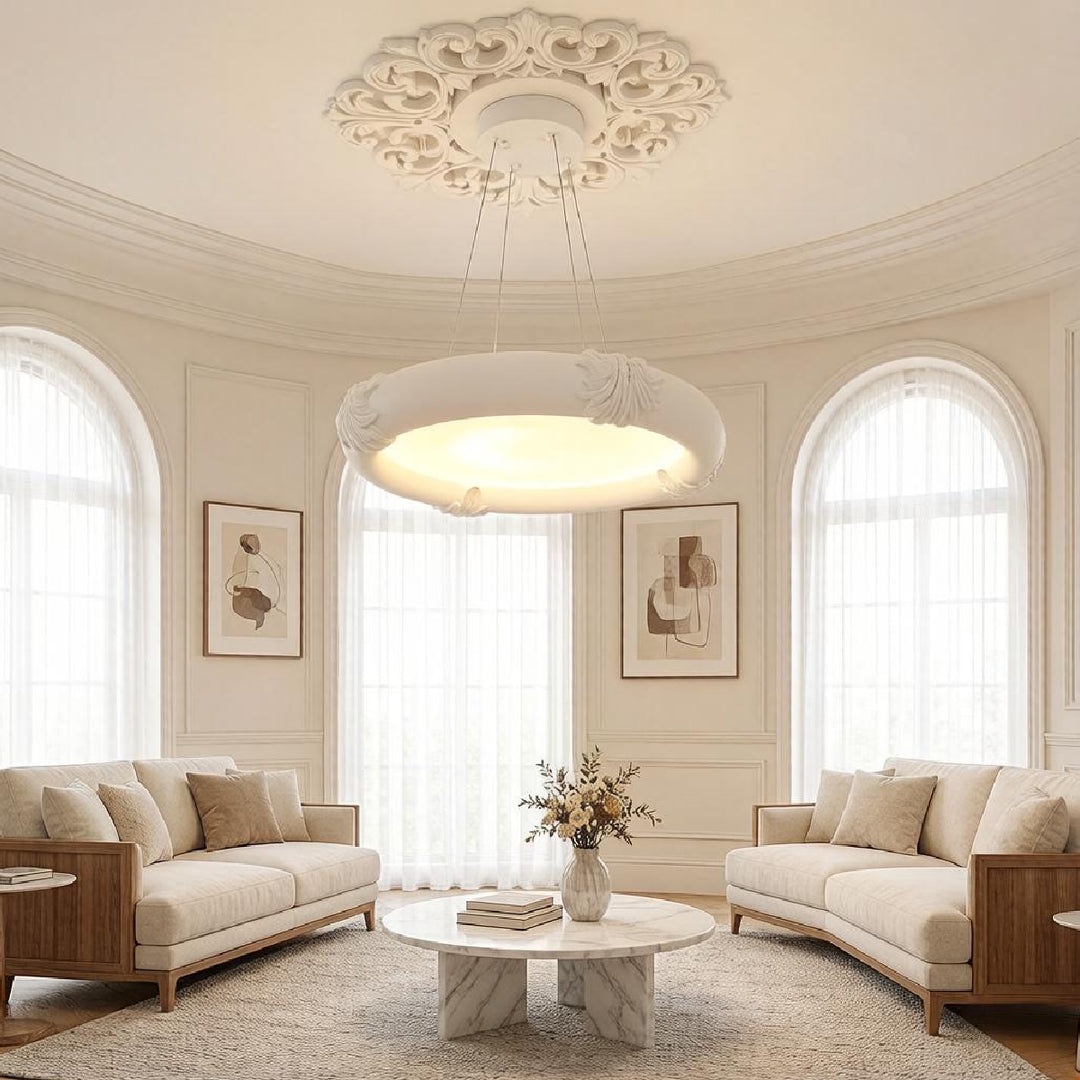 Marika Plaster Chandelier 8