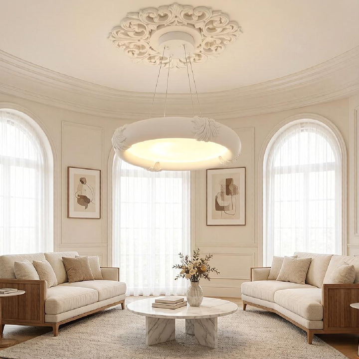 Marika Plaster Chandelier 8