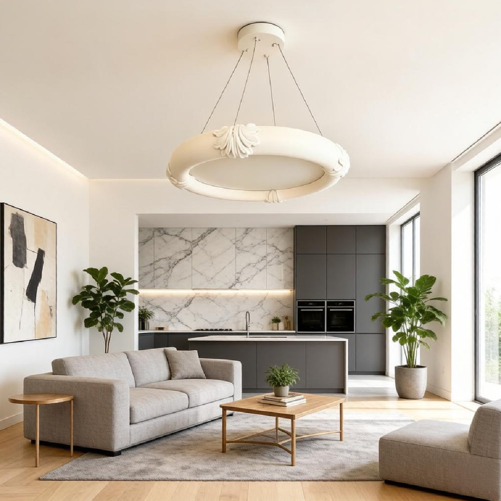 Marika Plaster Chandelier 9