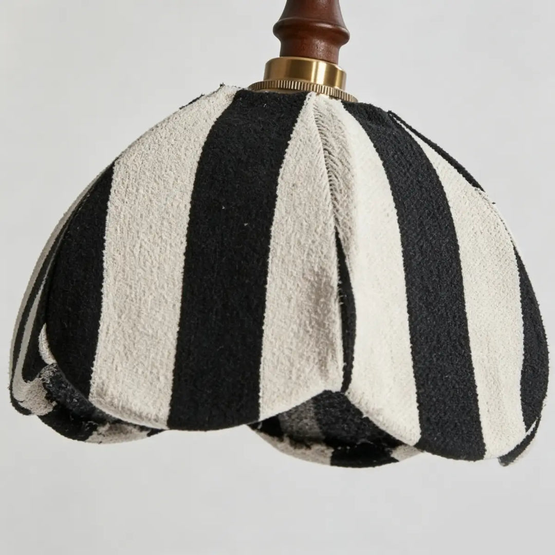 Marin Striped Fabric Pendant Light 3