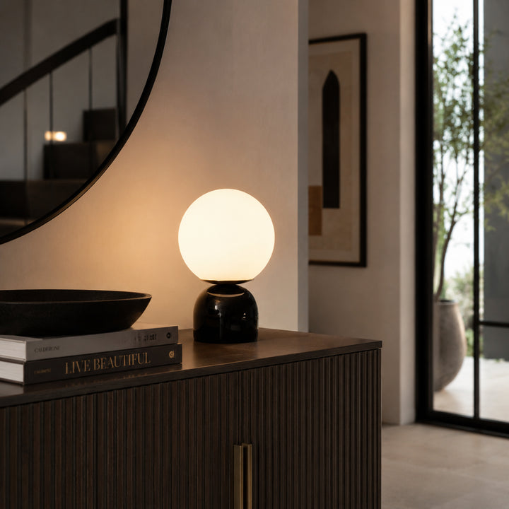 Mavrelune Marble Globe Table Lamp 1