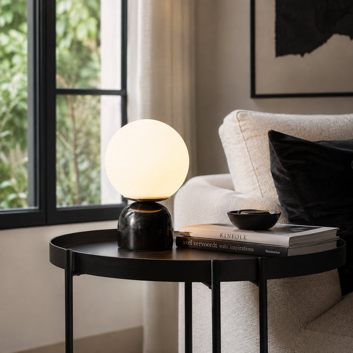 Mavrelune Marble Globe Table Lamp 13