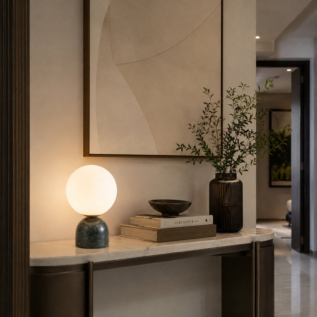 Mavrelune Marble Globe Table Lamp 6