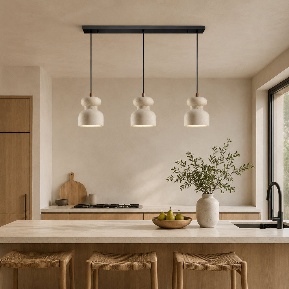 Mavreno Three Headed Long Chandeliers 2