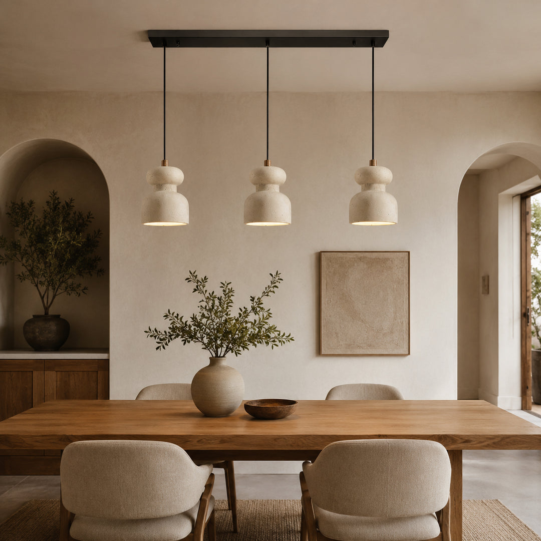 Mavreno Three Headed Long Chandeliers 3